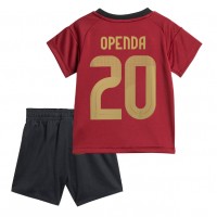 Maglie da calcio Belgio Lois Openda #20 Prima Maglia Bambino Europei 2024 Manica Corta (+ Pantaloni corti)